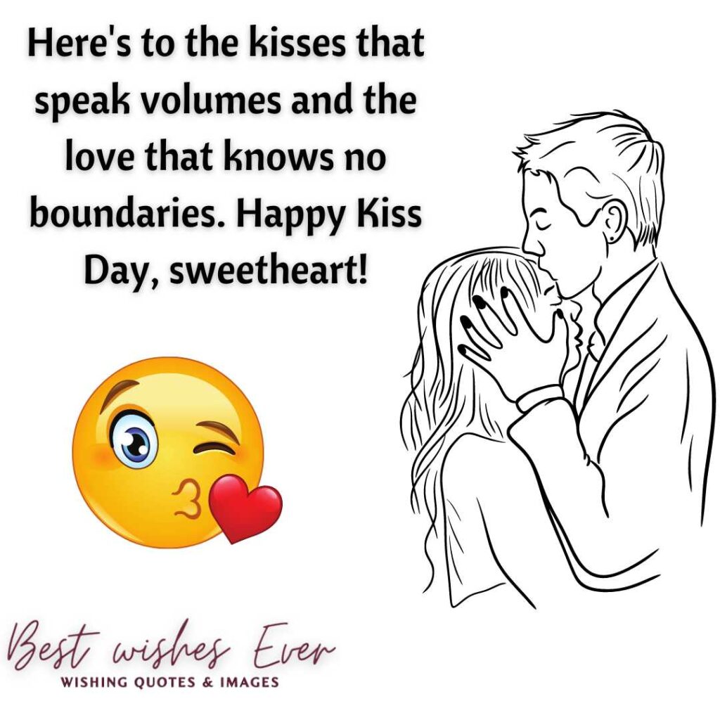 Kiss Day Quotes Images for Love