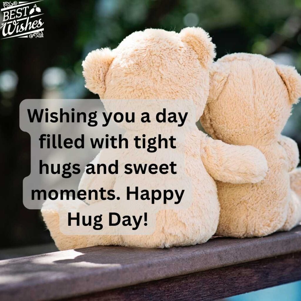 Happy Hug Day wishes