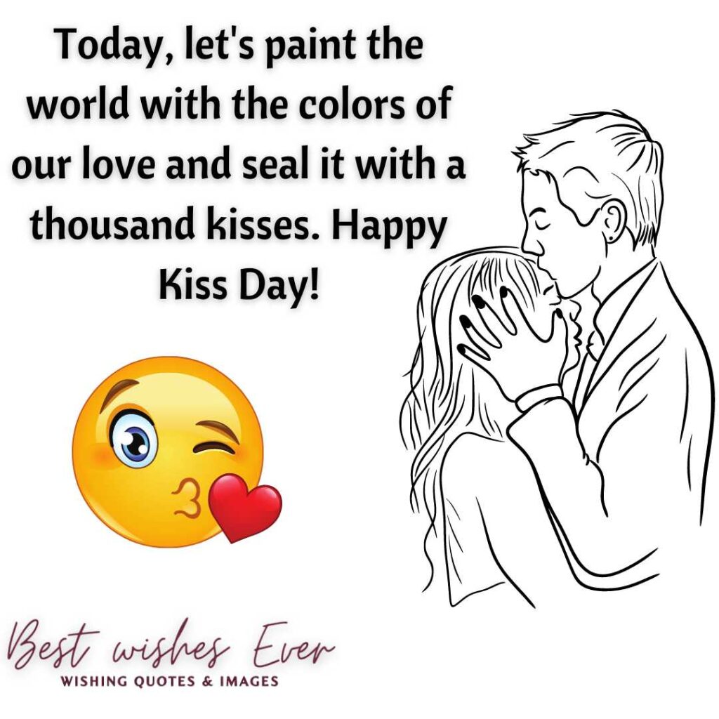 Kiss Day Quotes Images for Love