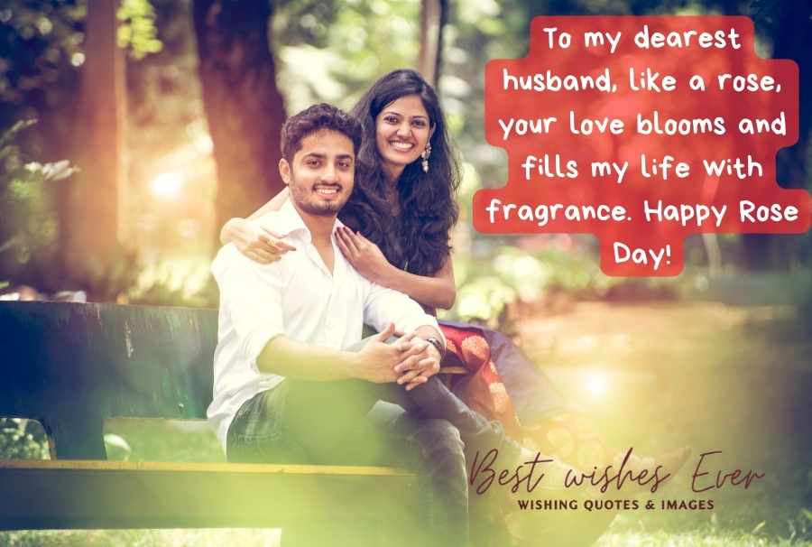 Rose Day Quotes for husband